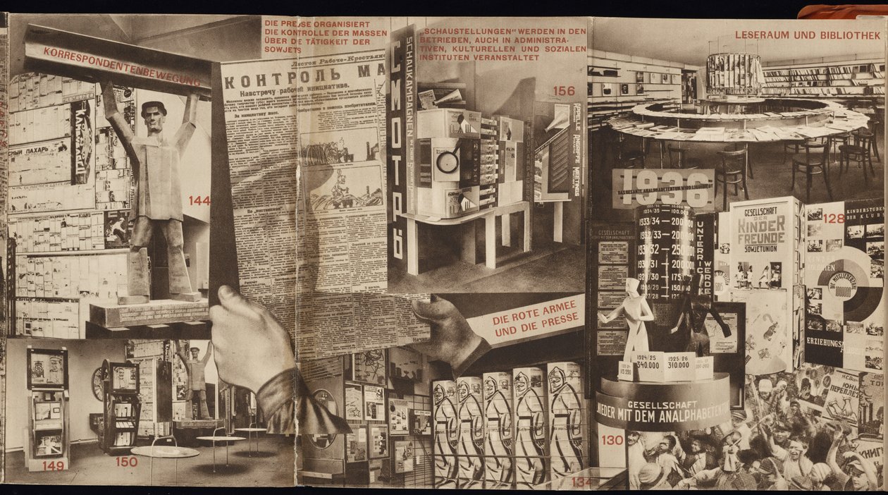 UdSSR. Katalog des sowjetischen Pavillons auf der Internationalen Presseausstellung, Köln, 1928 von Eliezer Markowich Lissitzky