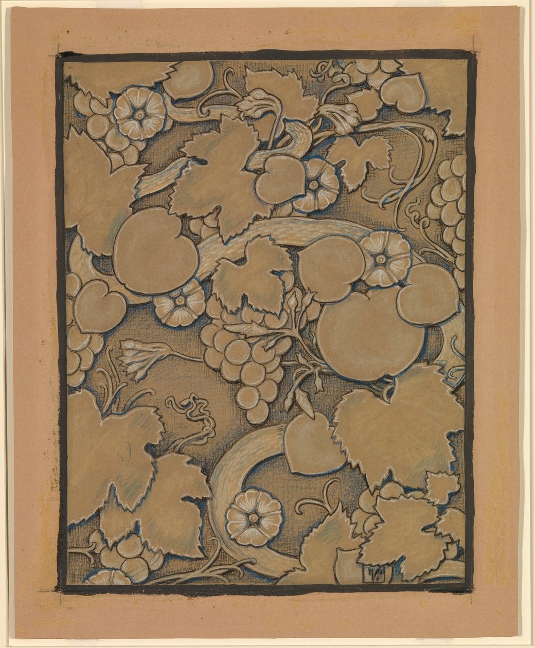 (Illustration für Rubáiyát von Omar Khayyám) Vorsatzpapier von Elihu Vedder