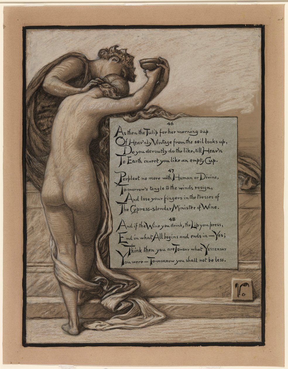 (Illustration für Rubáiyát von Omar Khayyám) Der Becher der Liebe von Elihu Vedder