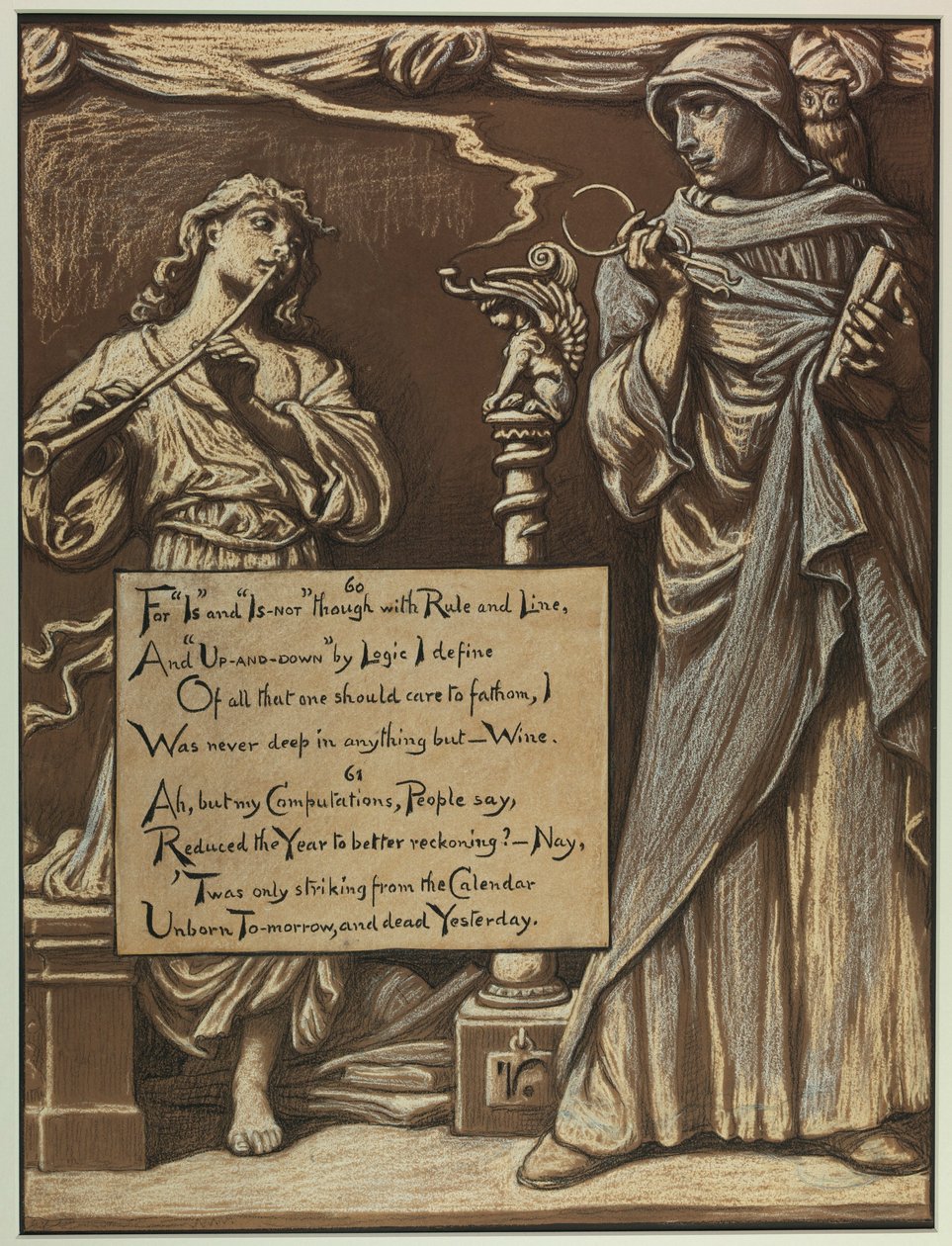 (Illustration für Rubáiyát von Omar Khayyám) Die Scheidung der Vernunft von Elihu Vedder