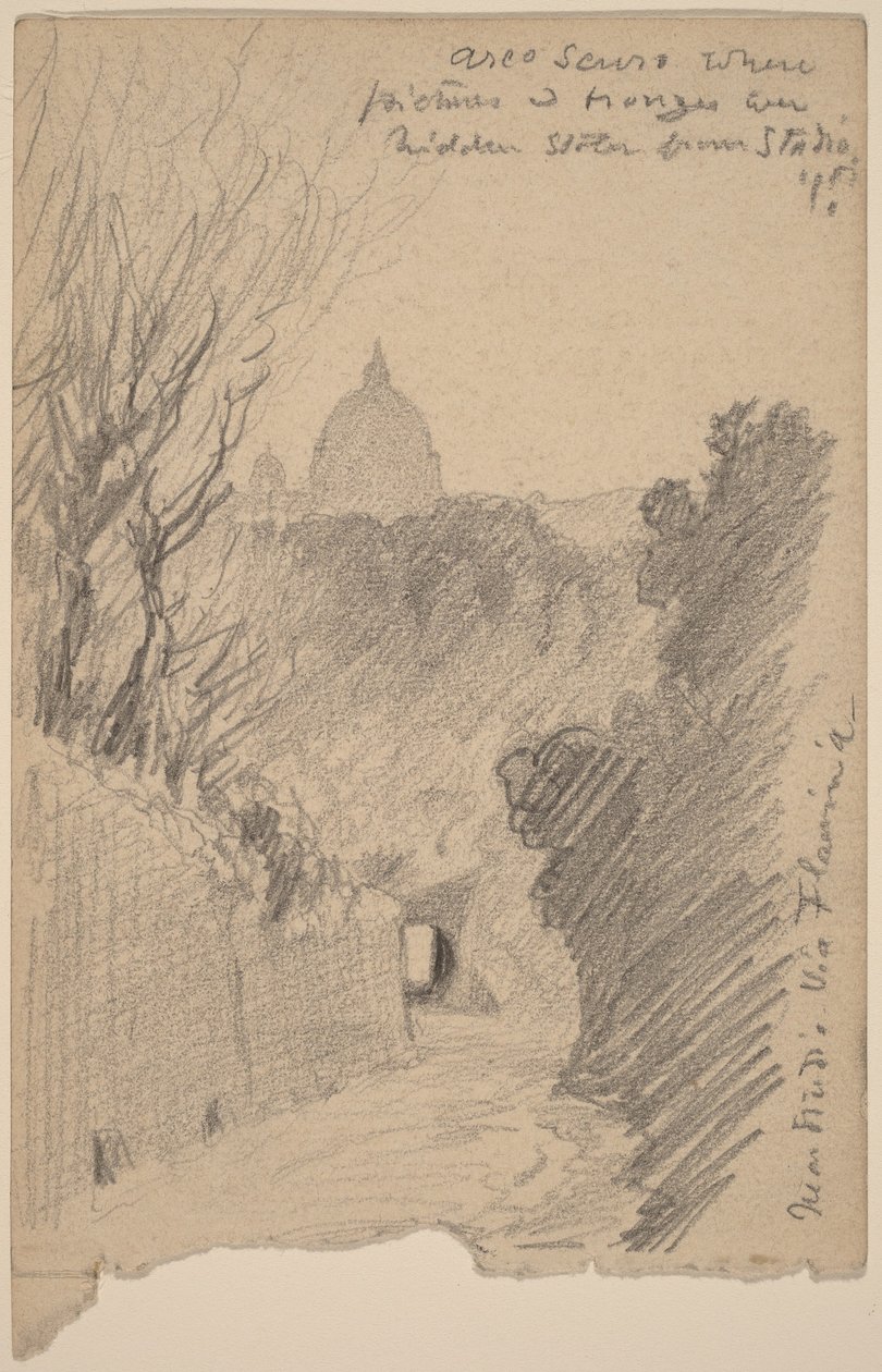 Arco Oscuro - Über die Via Flaminia von Elihu Vedder