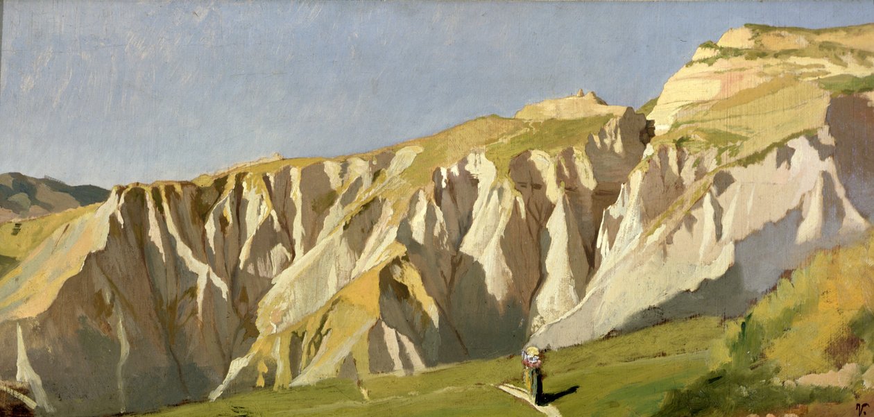 Klippen von Volterra von Elihu Vedder