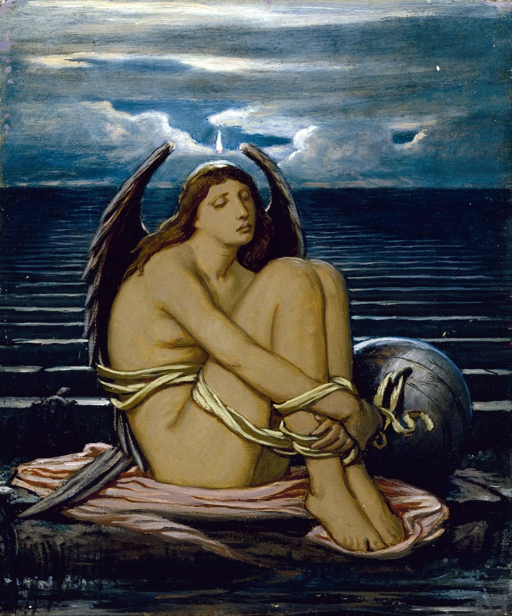 Seele in Fesseln von Elihu Vedder