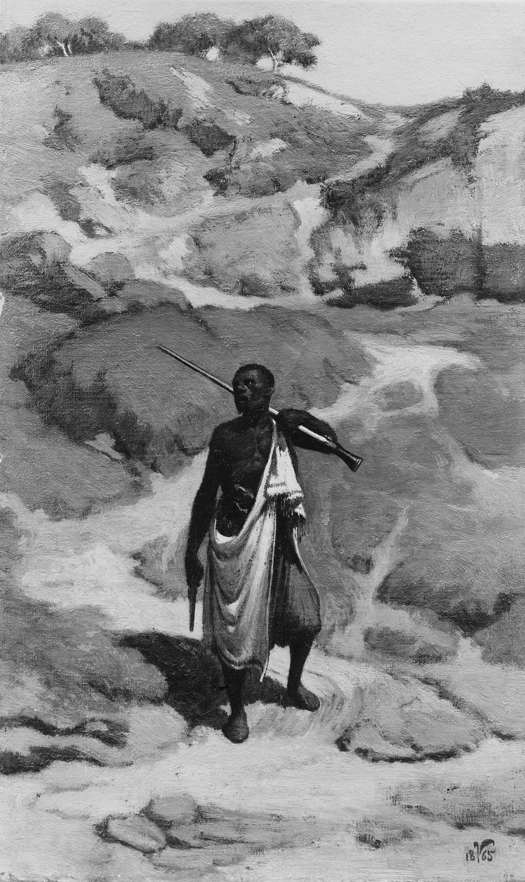 Der afrikanische Wächter von Elihu Vedder