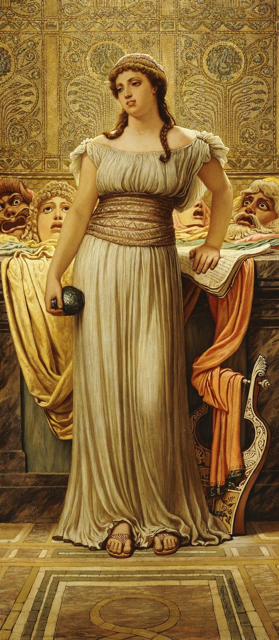 Die Tochter des griechischen Schauspielers von Elihu Vedder