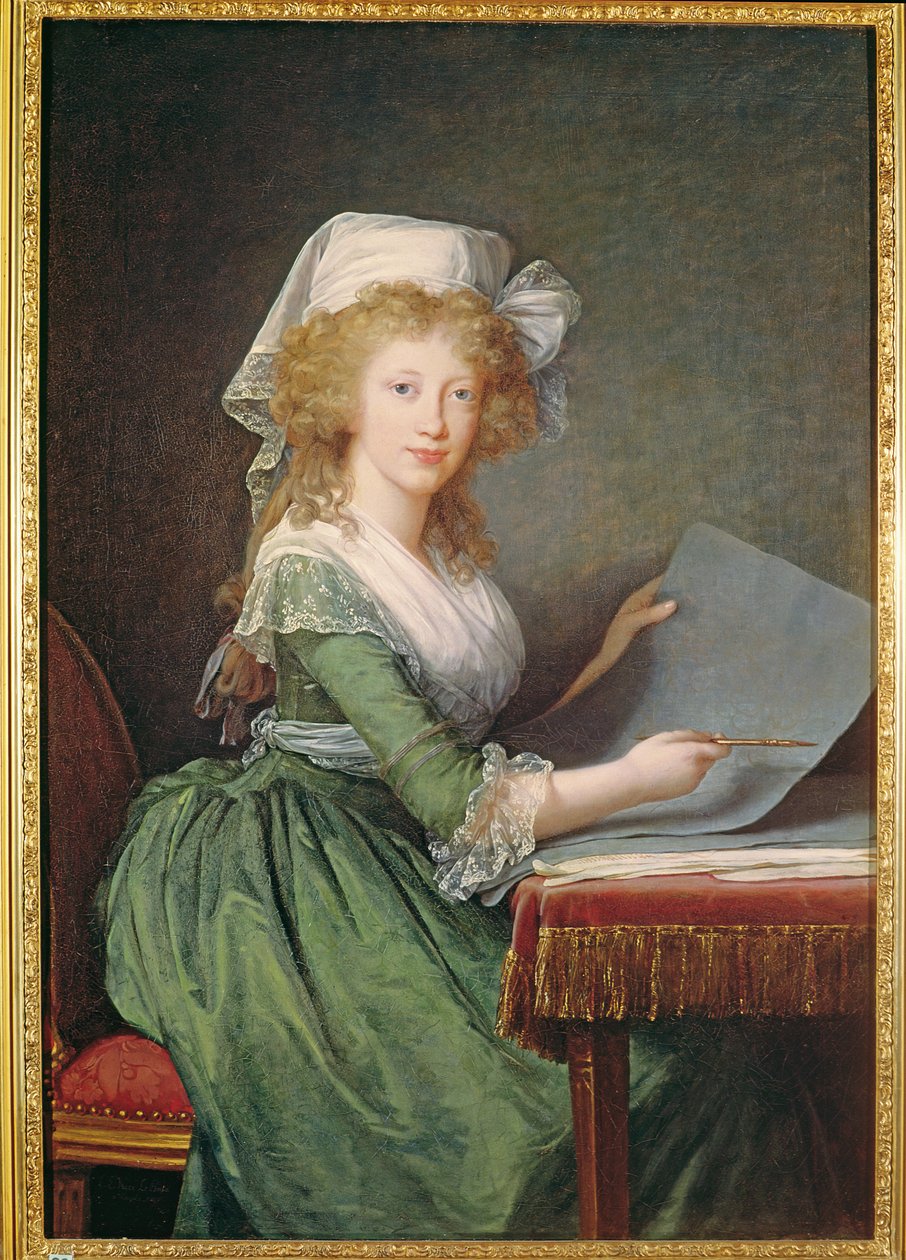 Marie-Louise von Bourbon-Sizilien (1773-1802) 1790 von Elisabeth Louise Vigee-Lebrun