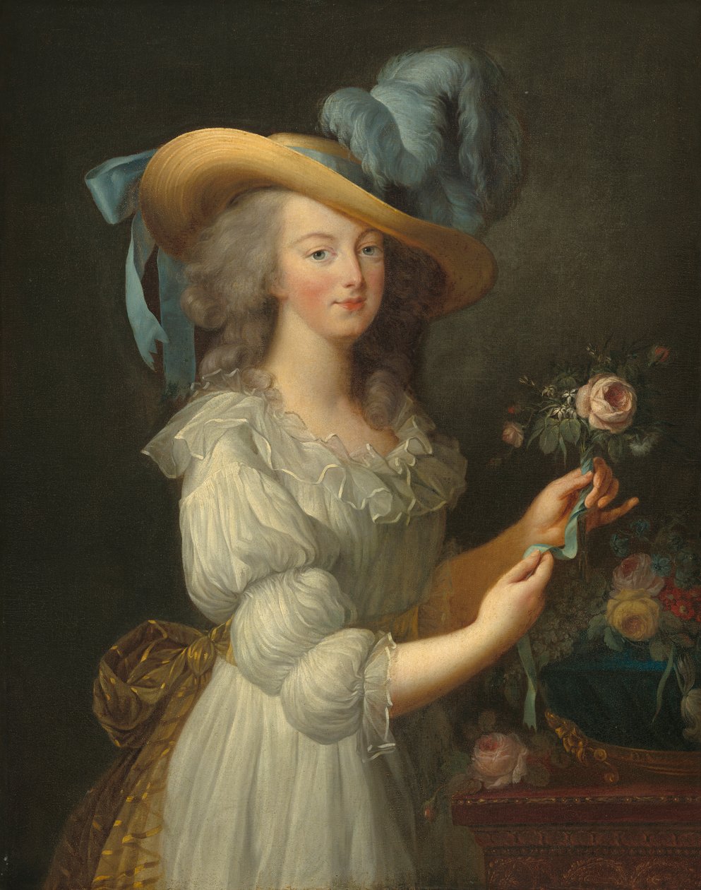 Marie-Antoinette, nach 1783 von Elisabeth Louise (after) Vigee Lebrun