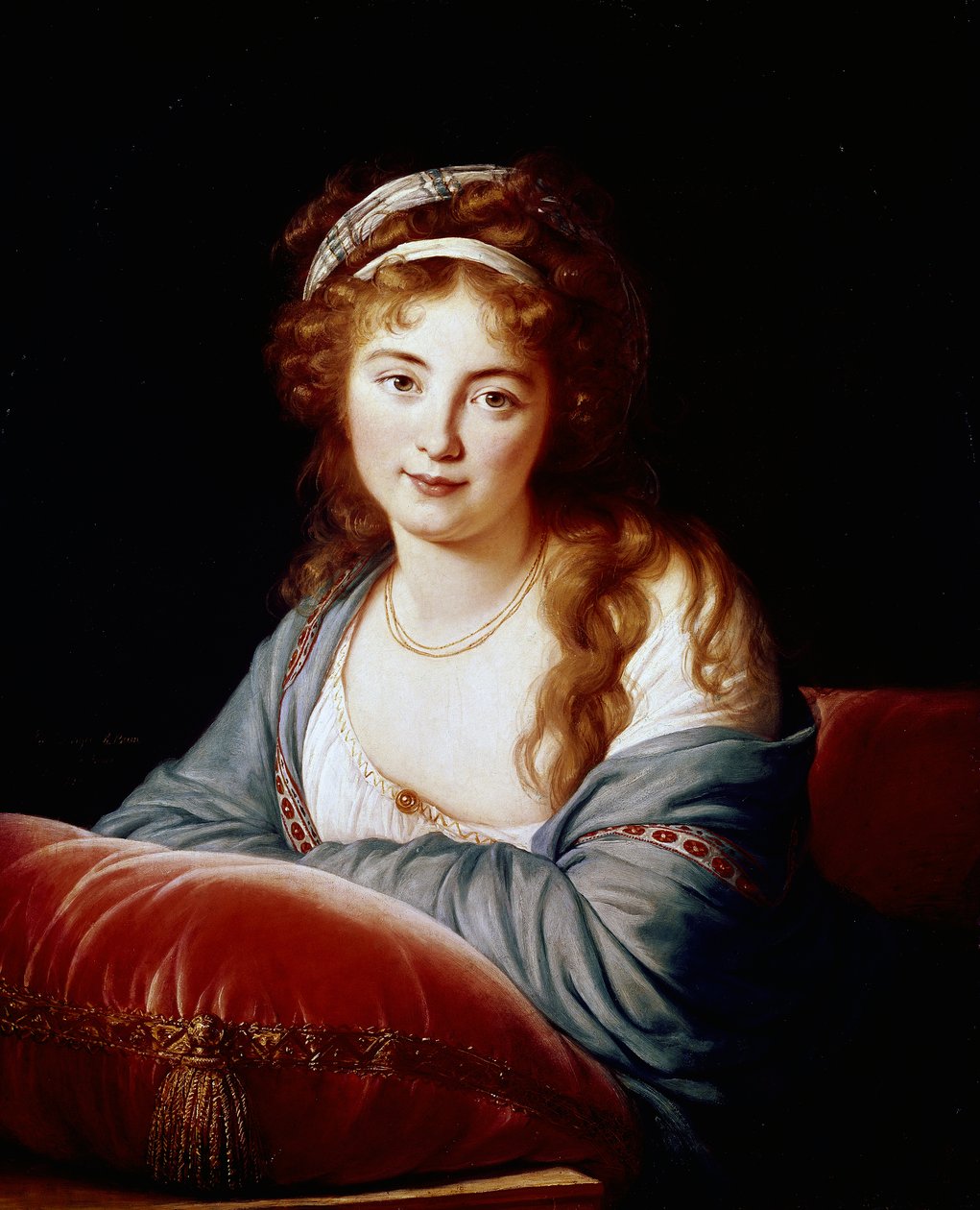 Gräfin Catherina Vassilievna Skavronskaia (1761-1829), Ehrendame von Katharina II. von Elisabeth Louise Vigee Lebrun