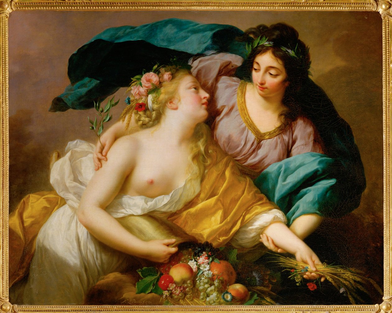 Der Frieden bringt den Überfluss von Elisabeth Louise Vigee-Lebrun