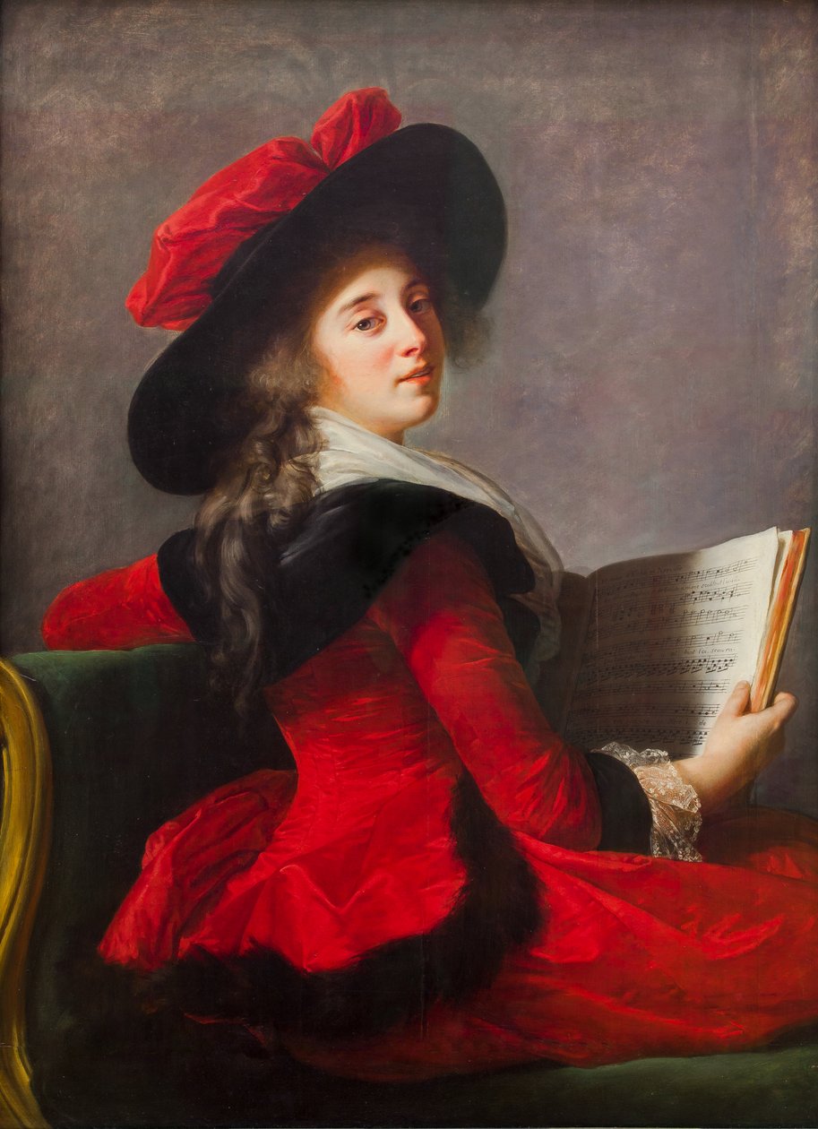Porträt der Baronin de Crussol von Elisabeth Louise Vigee-Lebrun