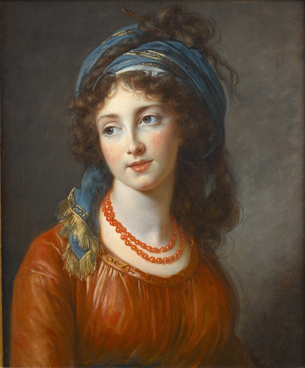 Porträt von Aglaé de Gramont, geb. de Polignac 1768-1812, 1794 von Elisabeth Louise Vigee Lebrun