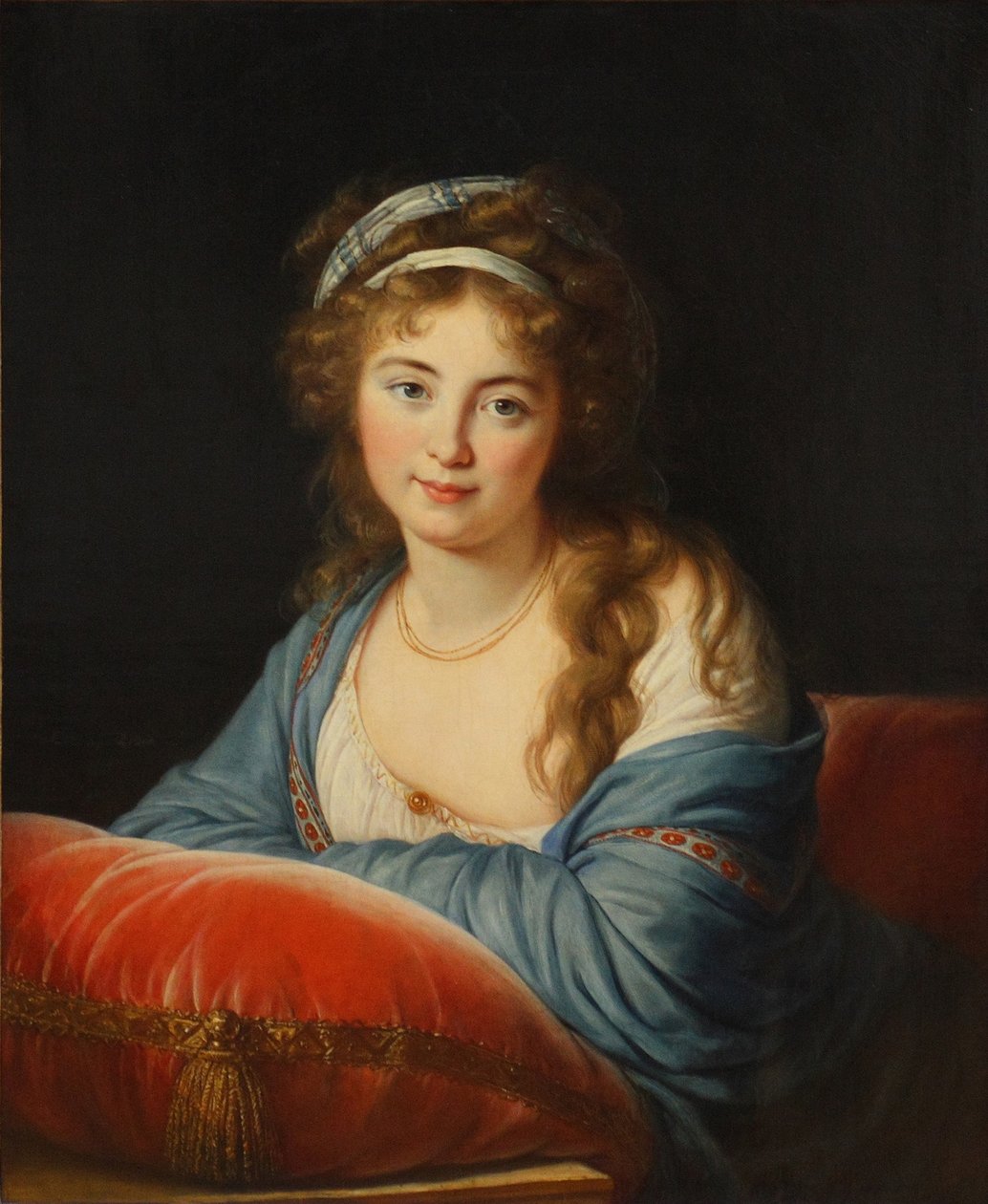 Porträt der Gräfin Jekaterina Skavronskaya, geb. von Engelhardt 1761-1829, 1796 von Elisabeth Louise Vigee Lebrun