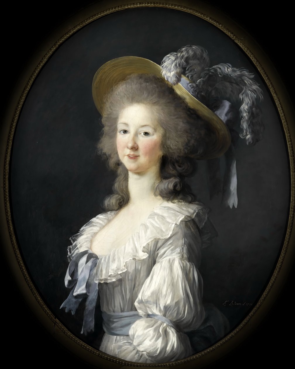 Porträt von Marie Louise von Savoyen, Prinzessin von Lamballe von Elisabeth Louise Vigee Lebrun