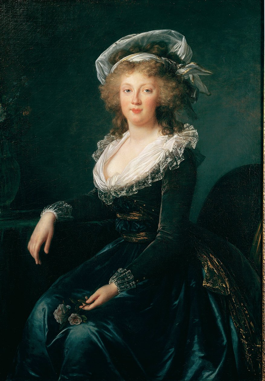 Porträt von Marie Therese von Bourbon Neapel, Königin von Neapel und Sizilien (1772-1807) von Elisabeth Louise Vigee Lebrun