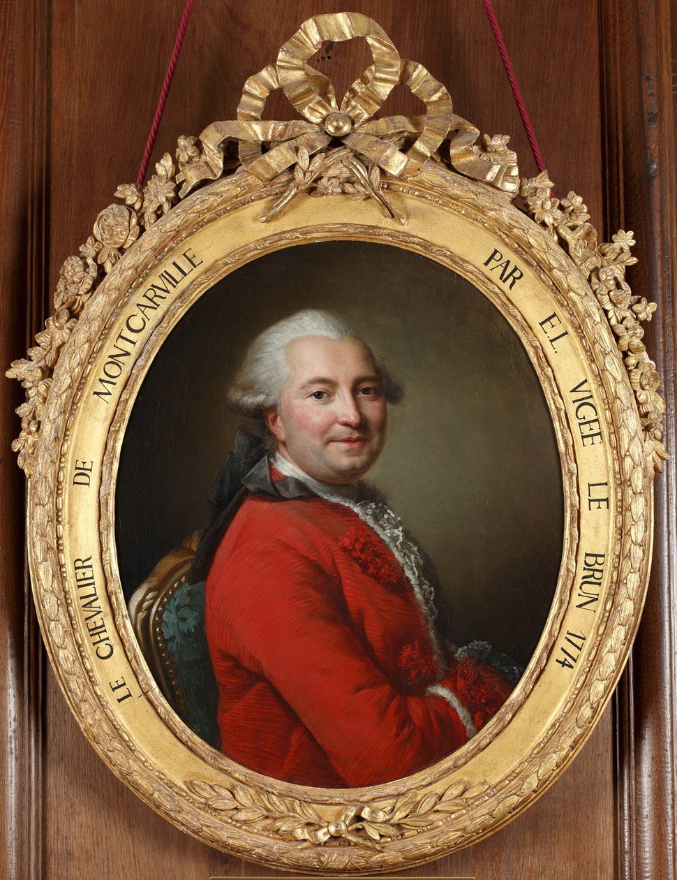 Porträt von Robert Benêt de Montcarville, 1698-1771, ca. 1770 von Elisabeth Louise Vigee Lebrun