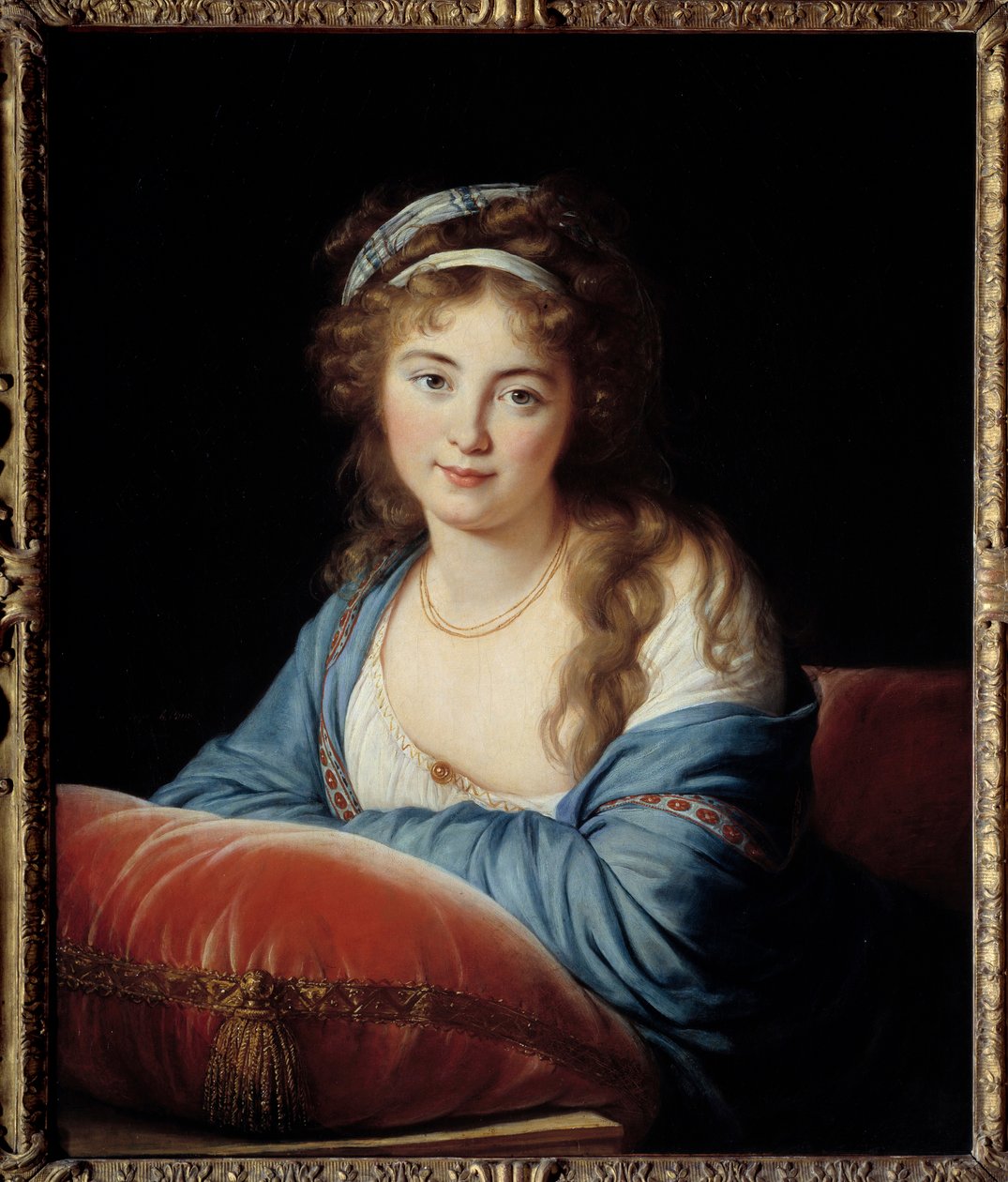 Porträt der Gräfin Catherine Vassilievna Skavronskaia (1761-1829), Ehrendame von Katharina II. von Russland von Elisabeth Louise Vigee Lebrun