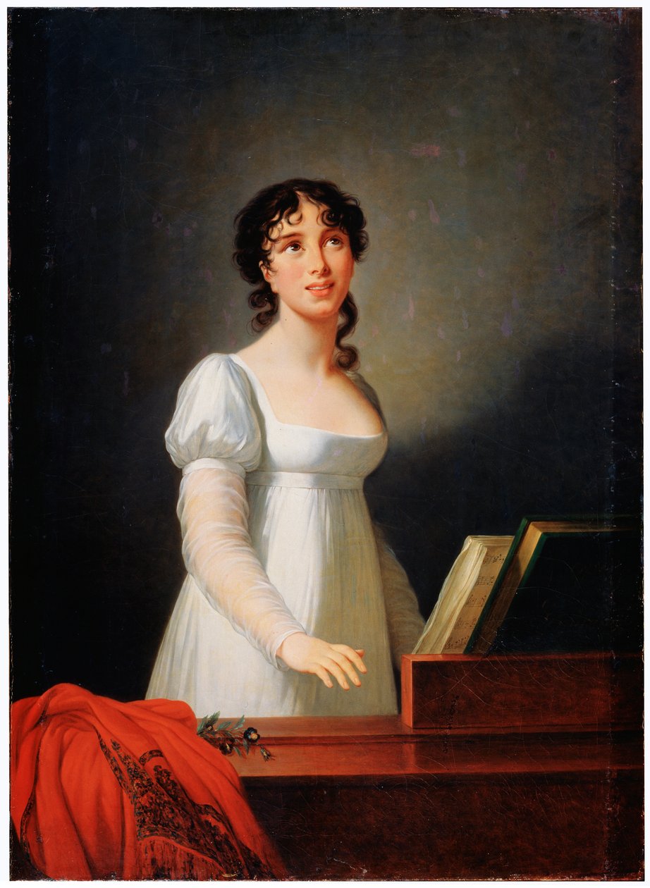 Porträt der italienischen Sängerin Angelika Catalani, spätes 18. oder frühes 19. Jahrhundert von Elisabeth Louise Vigee Lebrun