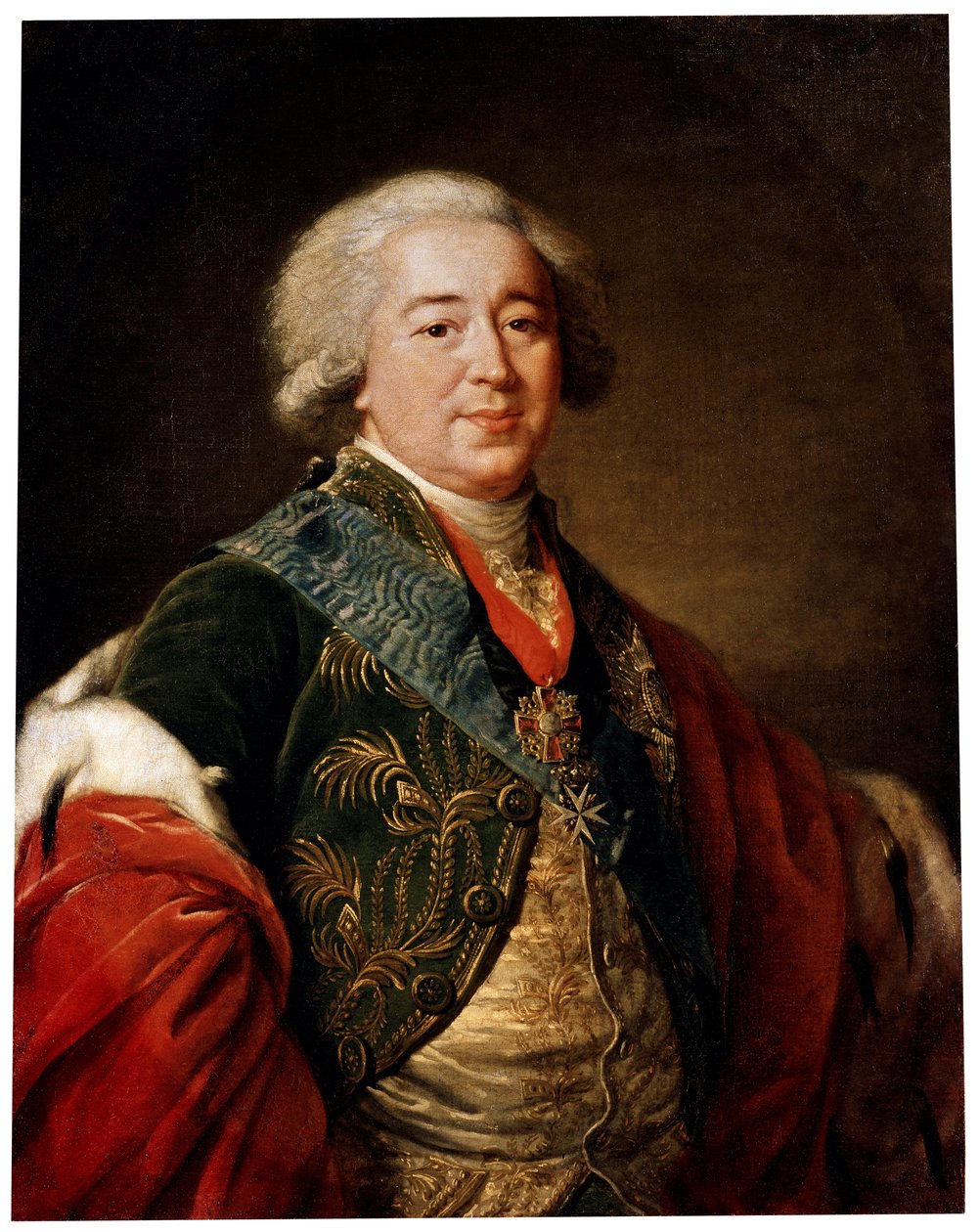 Porträt des Vizekanzlers Prinz Alexander Kurakin, 1797 von Elisabeth Louise Vigee Lebrun