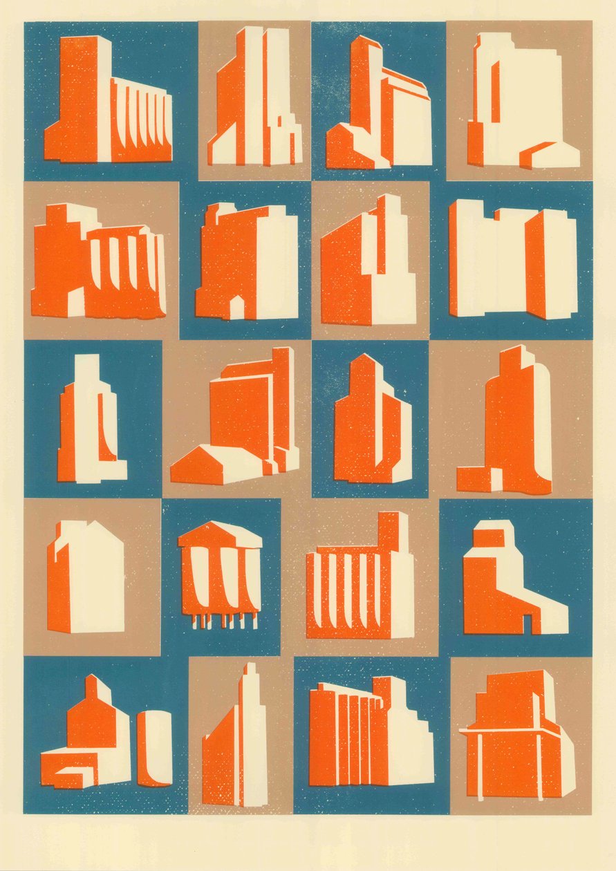 Getreidesilos, 2013 von Eliza Southwood