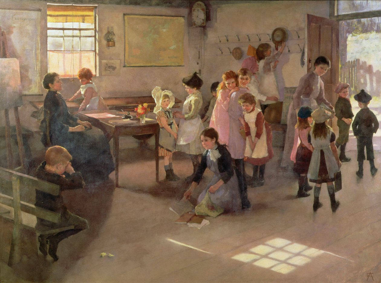 Schule ist aus, 1889 von Elizabeth Adela Stanhope Forbes