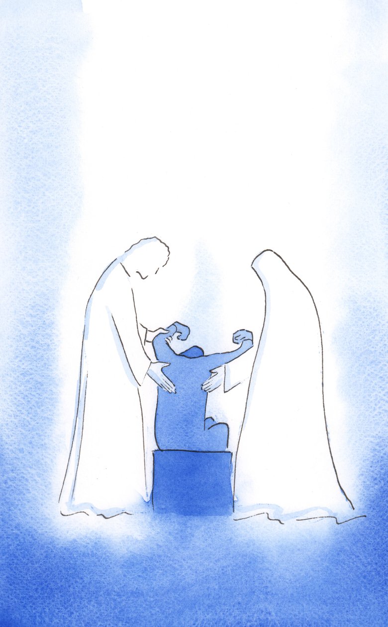 Christus und Unsere Liebe Frau sind immer bereit, uns zu helfen. Ihre Hilfe ist zärtlich, persönlich und unaufhörlich, bis in den Himmel, 2002 von Elizabeth Wang