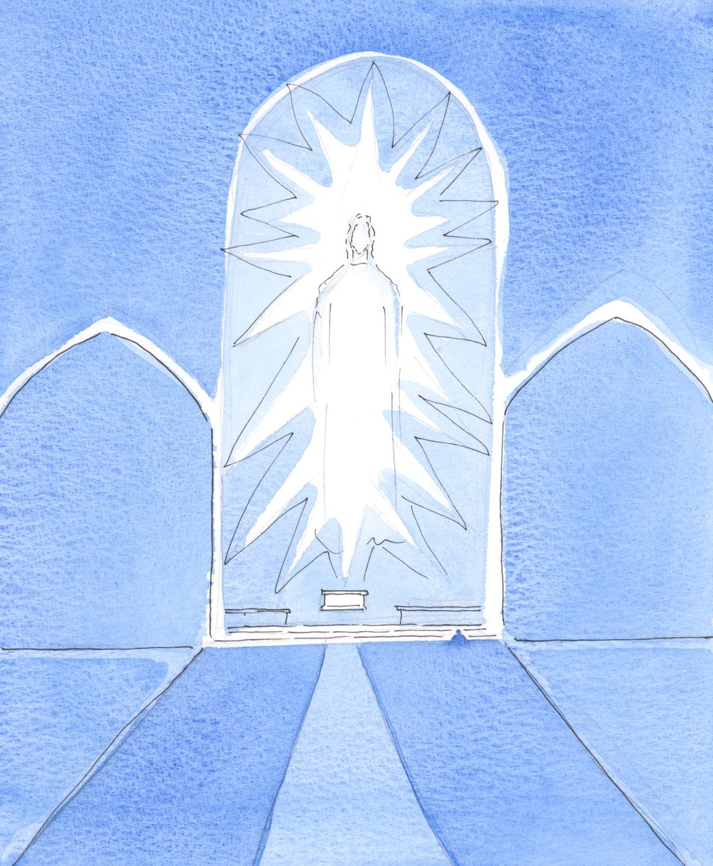 Christus, unser Gott, ist sakramental in all seiner Herrlichkeit im Tabernakel gegenwärtig von Elizabeth Wang