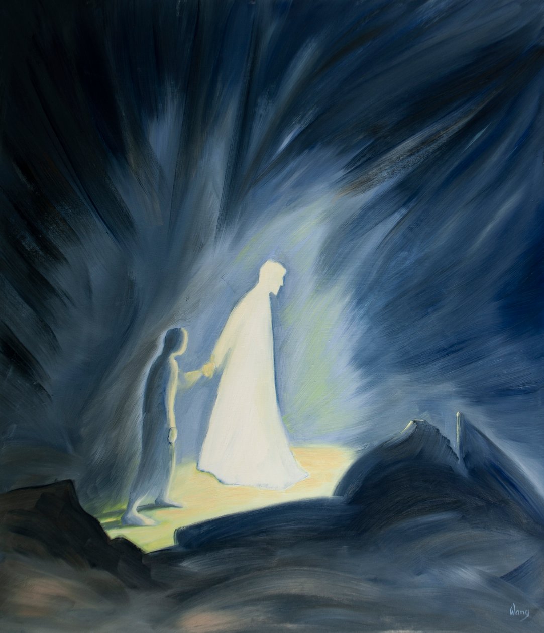 Selbst in der Dunkelheit unseres Leidens tröstet und führt uns Jesus von Elizabeth Wang