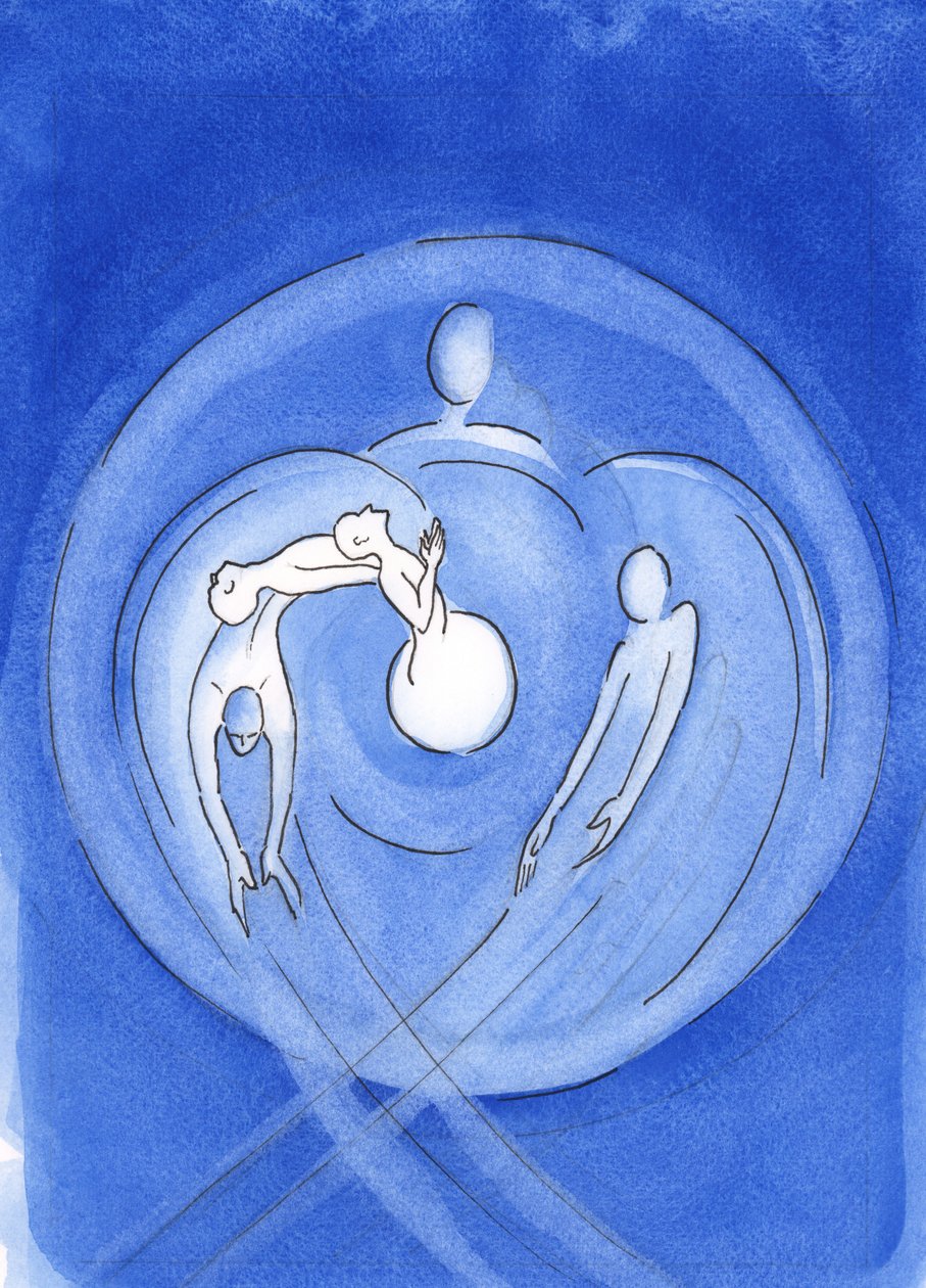 Von Ewigkeit her entspringt der Sohn Gottes, der von Maria geboren wurde, aus der glühenden Liebe des Herzens des Vaters, in der Kraft des Heiligen Geistes von Elizabeth Wang