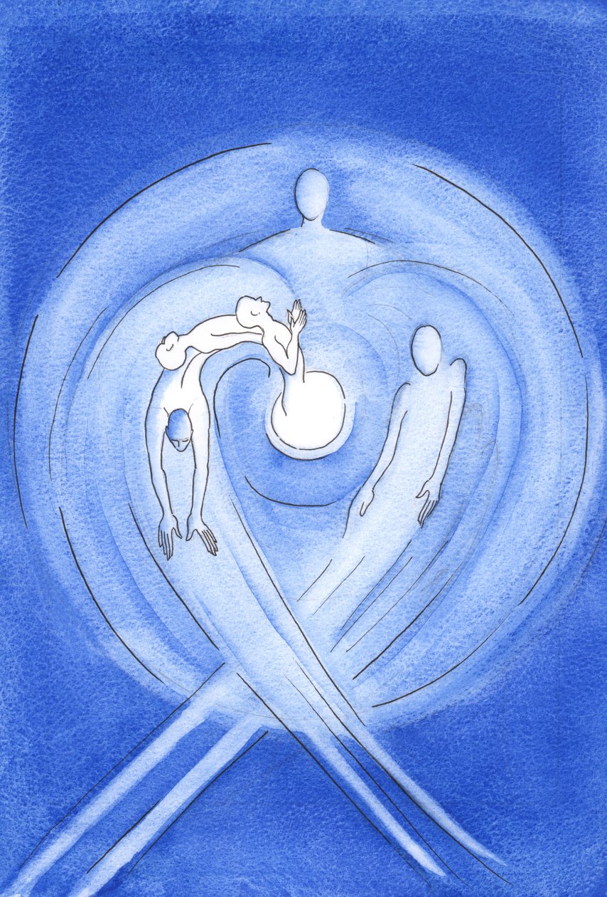 Von Ewigkeit her entspringt der Sohn Gottes, der von Maria geboren wurde, aus der weißglühenden Liebe des Herzens des Vaters, in der Kraft des Heiligen Geistes von Elizabeth Wang