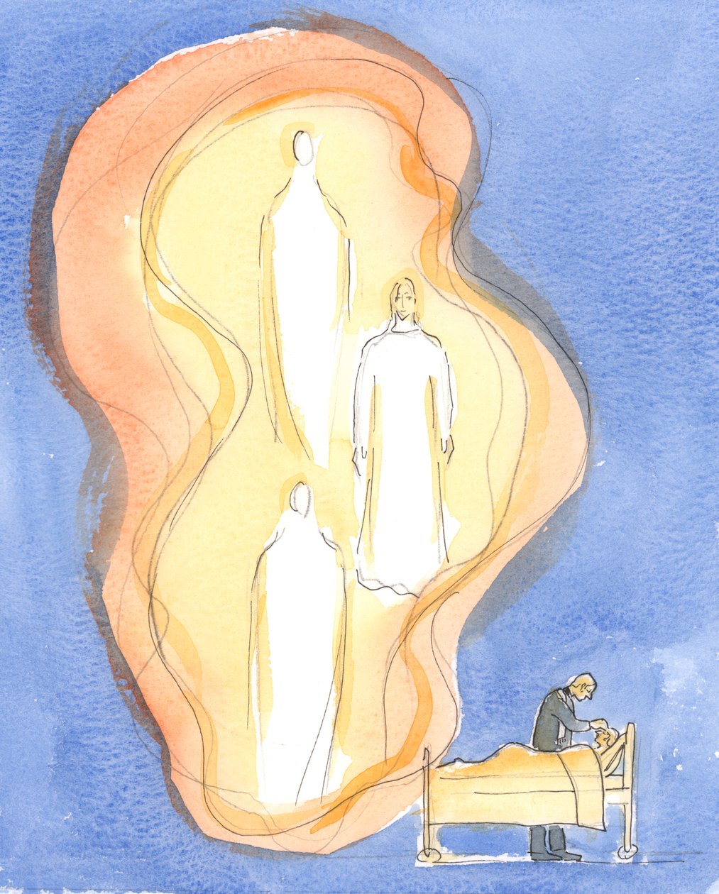 Gottes Geschenk an die Kranken ist Jesus Christus selbst, mit dem Vater und dem Heiligen Geist, ein Gott - am Werk in diesem Sakrament von Elizabeth Wang