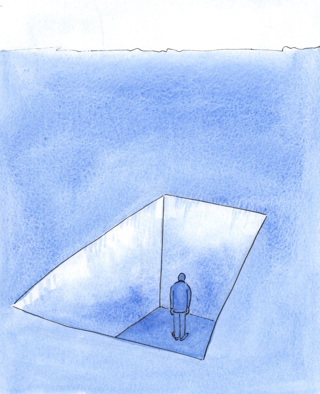 Es kann passieren, dass jemand sich so isoliert und unglücklich fühlt, durch seine Fehler und viel bedauerte Entscheidungen, 2004 von Elizabeth Wang