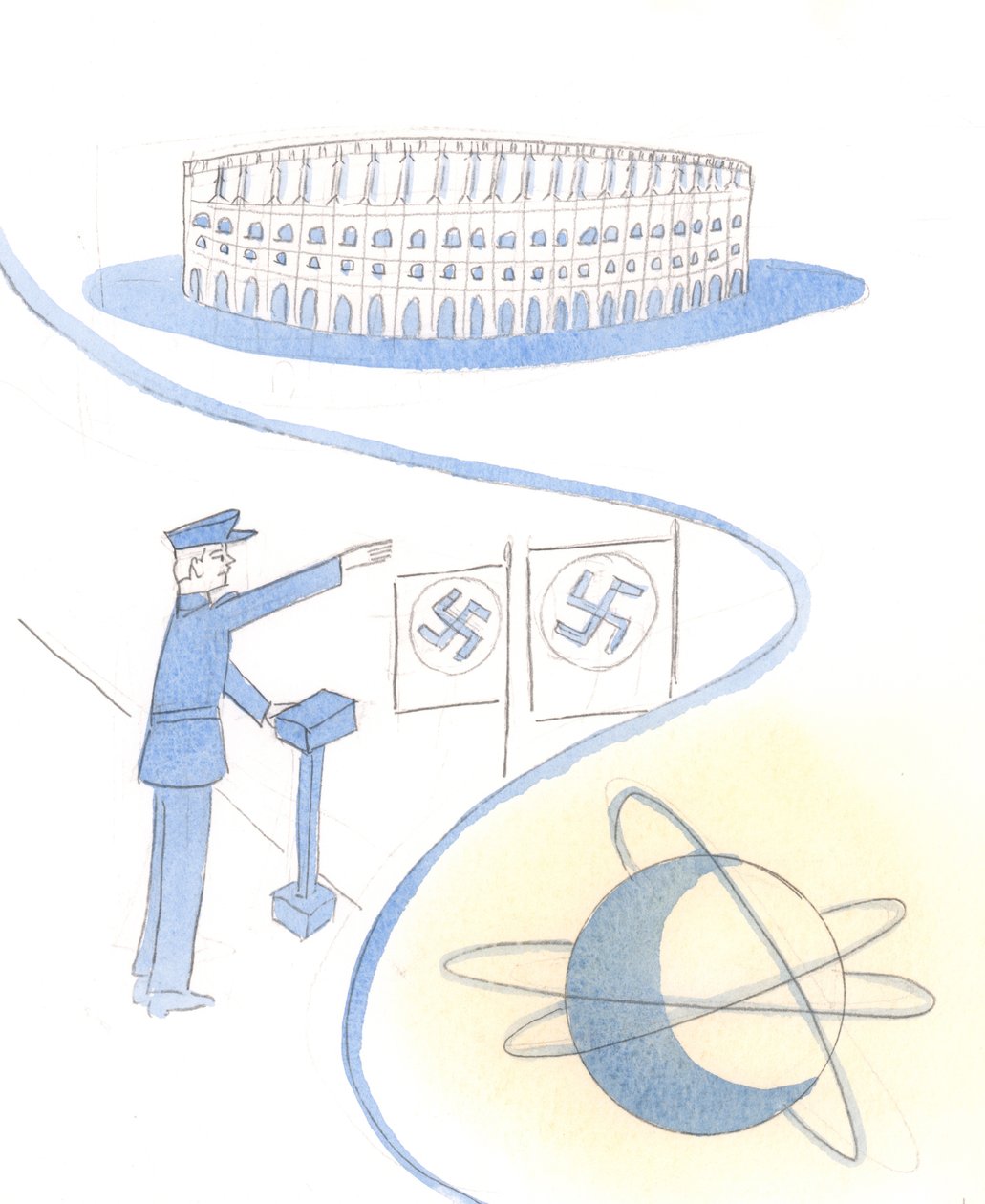 Niemand sollte über die Übel unserer Zeit verzweifeln, 2005 von Elizabeth Wang