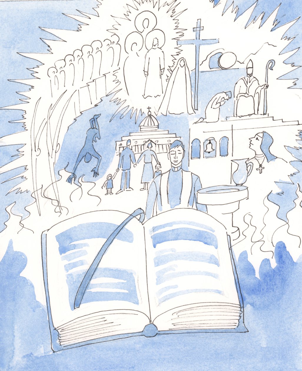 Der gesamte katholische Glaube ist im Messbuch enthalten und wird in der Liturgie gefeiert von Elizabeth Wang