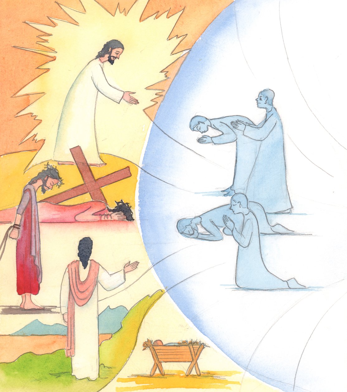 Durch das Gebet, insbesondere durch den Zyklus des liturgischen Gebets der Kirche, können wir in die Geheimnisse des irdischen Lebens Christi eintreten von Elizabeth Wang