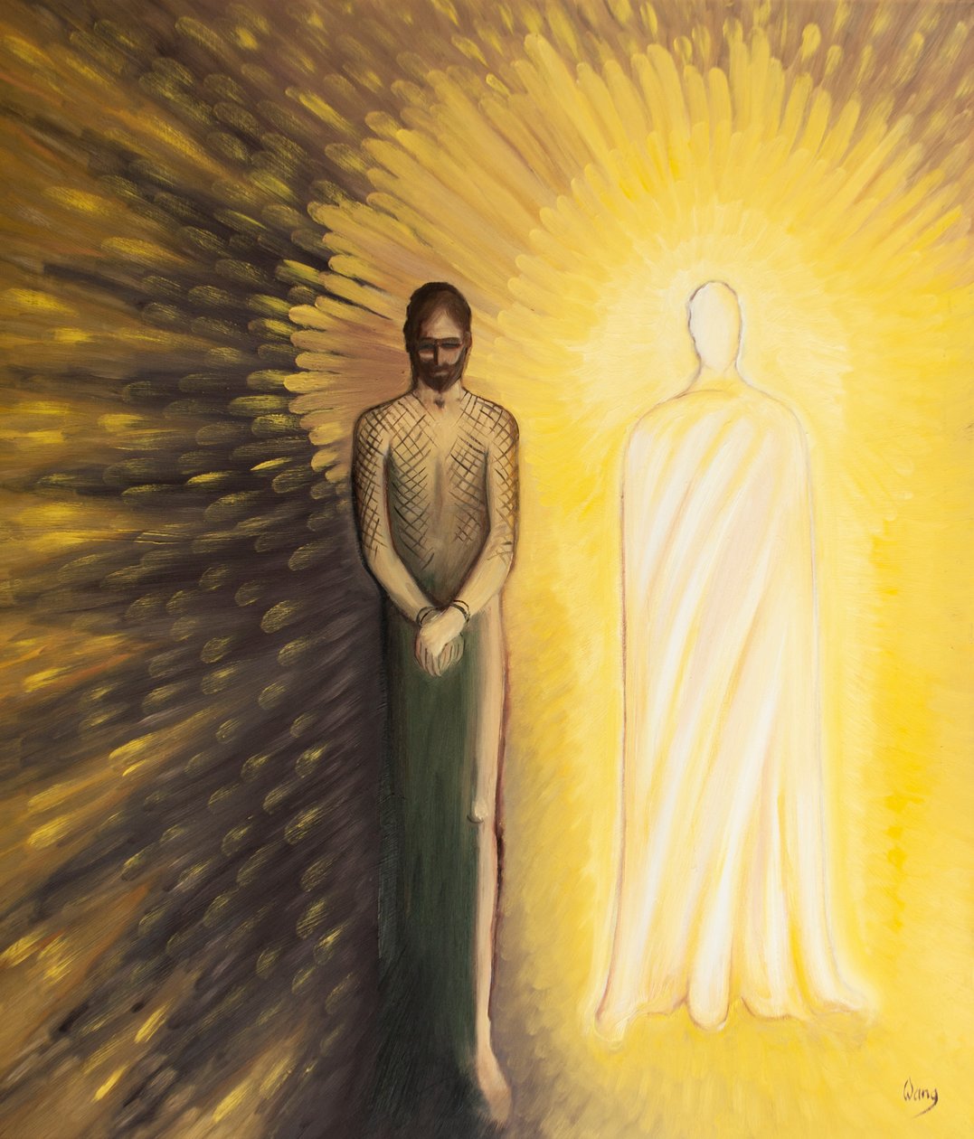 Wir sollten zwei Bilder von Christus im Kopf behalten: Christus verwundet und Christus triumphierend von Elizabeth Wang