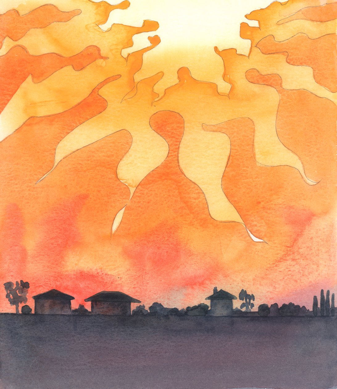 Im Herzen des Vaters, im Himmel, brennt ein loderndes Licht, 2005 von Elizabeth Wang