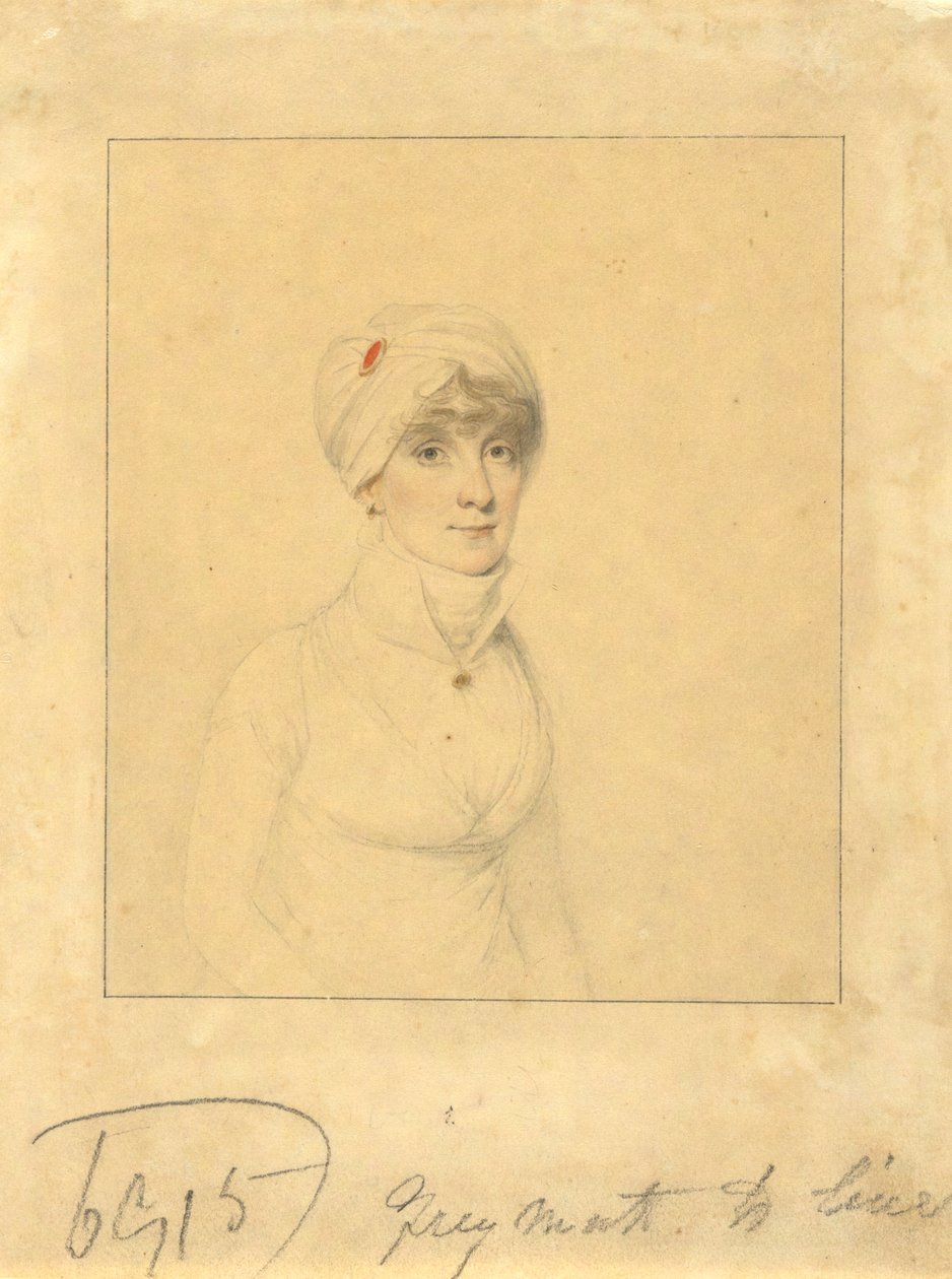 Faith Trumbull (Tochter von Gouverneur John Trumbull, Jr.; Ehefrau von Daniel Wadsworth aus Hartford) von Elkanah Tisdale