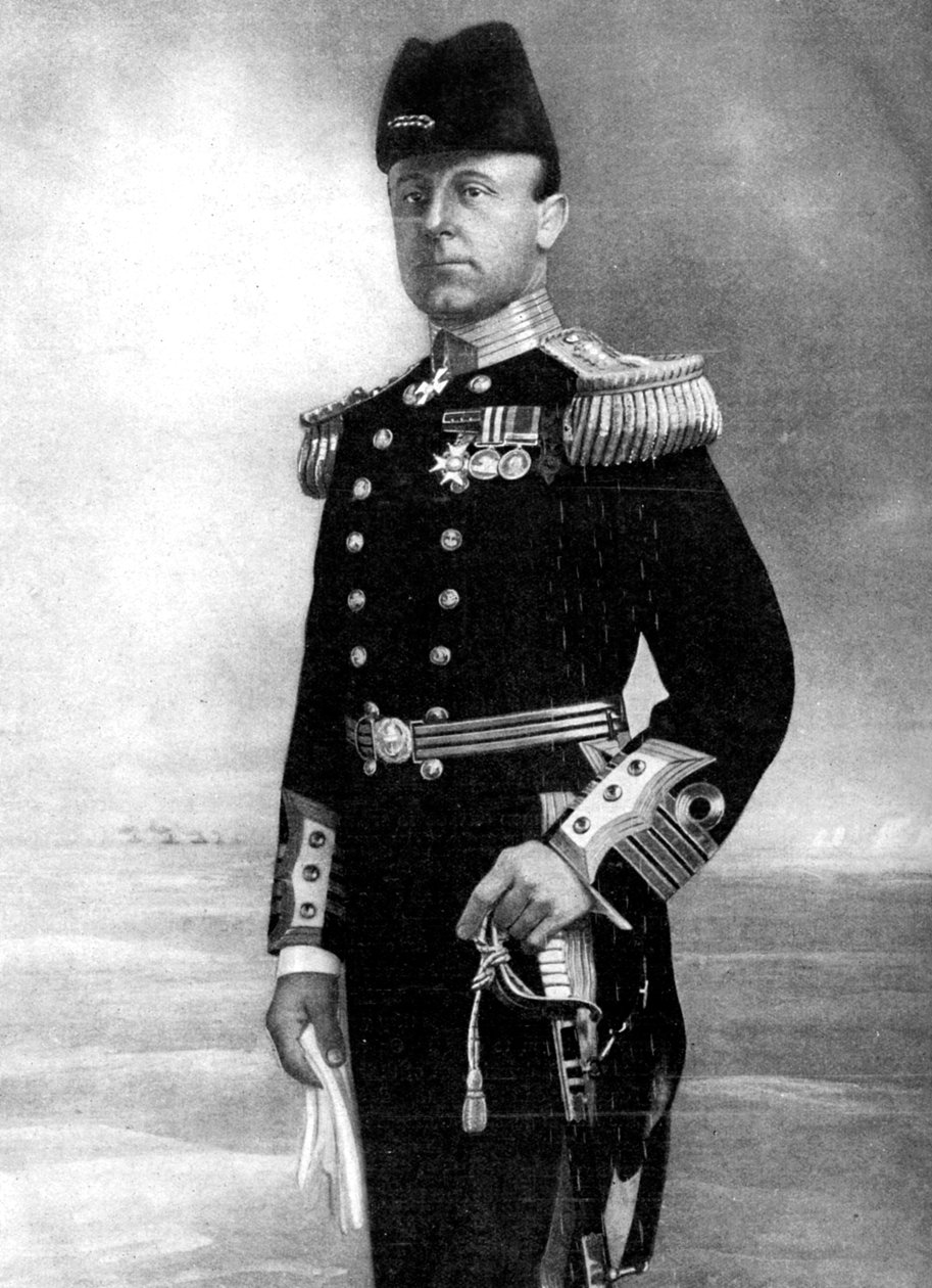 Admiral Sir John Rushworth Jellicoe, Oberbefehlshaber, Erster Weltkrieg, 1914 von Elliott and Fry