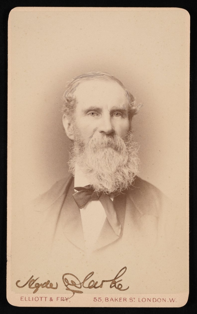 Porträt von Hyde Clarke 1815-1895, vor 1876 von Elliott and Fry