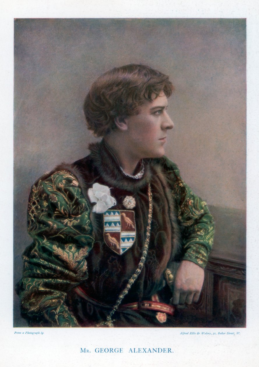 Sir George Alexander, englischer Schauspieler und Theatermanager, 1901 von Ellis and Walery
