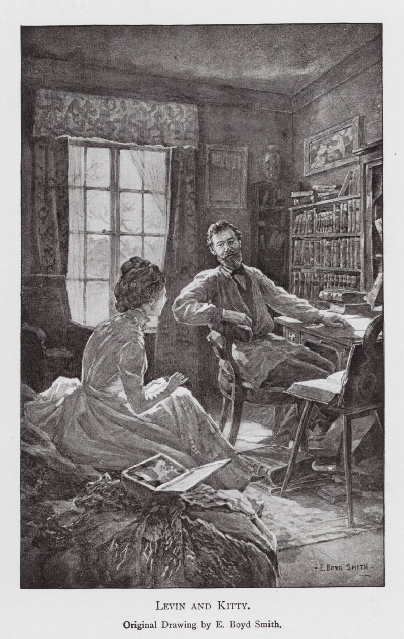 Illustration für Anna Karenina von Leo Tolstoi von Elmer Boyd Smith