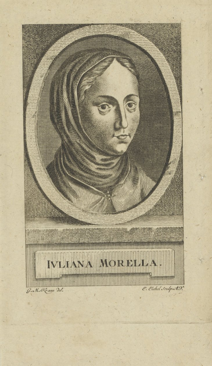 Porträt von Juliana Morell 1594-1653, vor 1777 von Emanuel Eichel