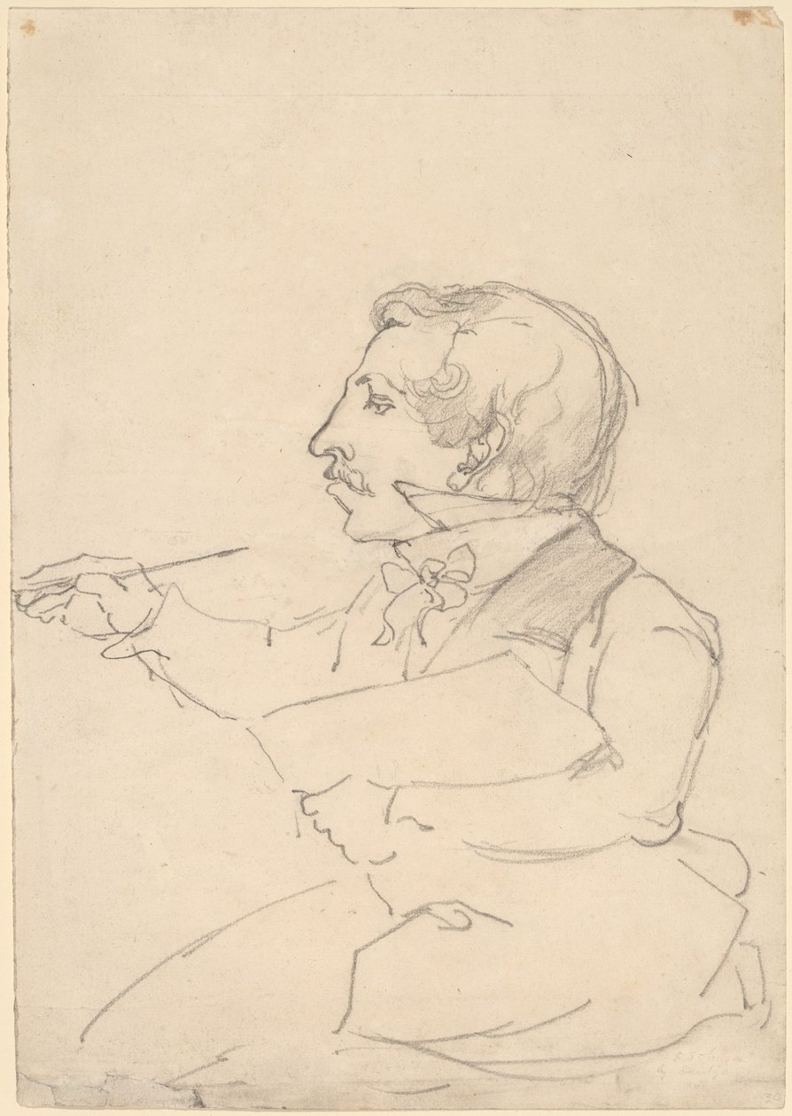 Eastman Johnson beim Skizzieren von Emanuel Gottlieb Leutze