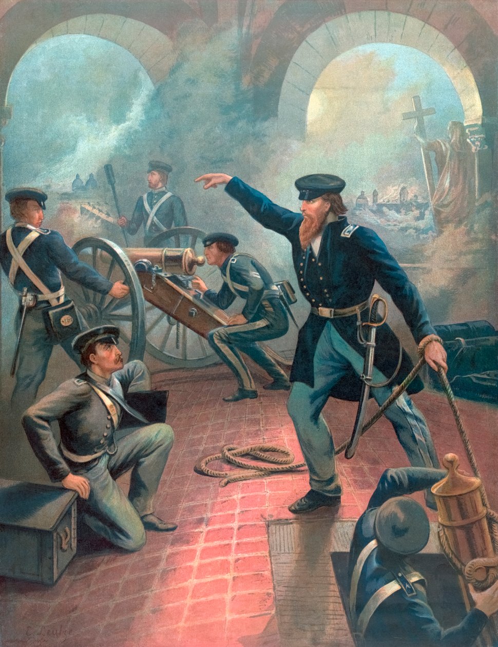 Ulysses S. Grant im Mexikanisch-Amerikanischen Krieg von Emanuel Gottlieb Leutze