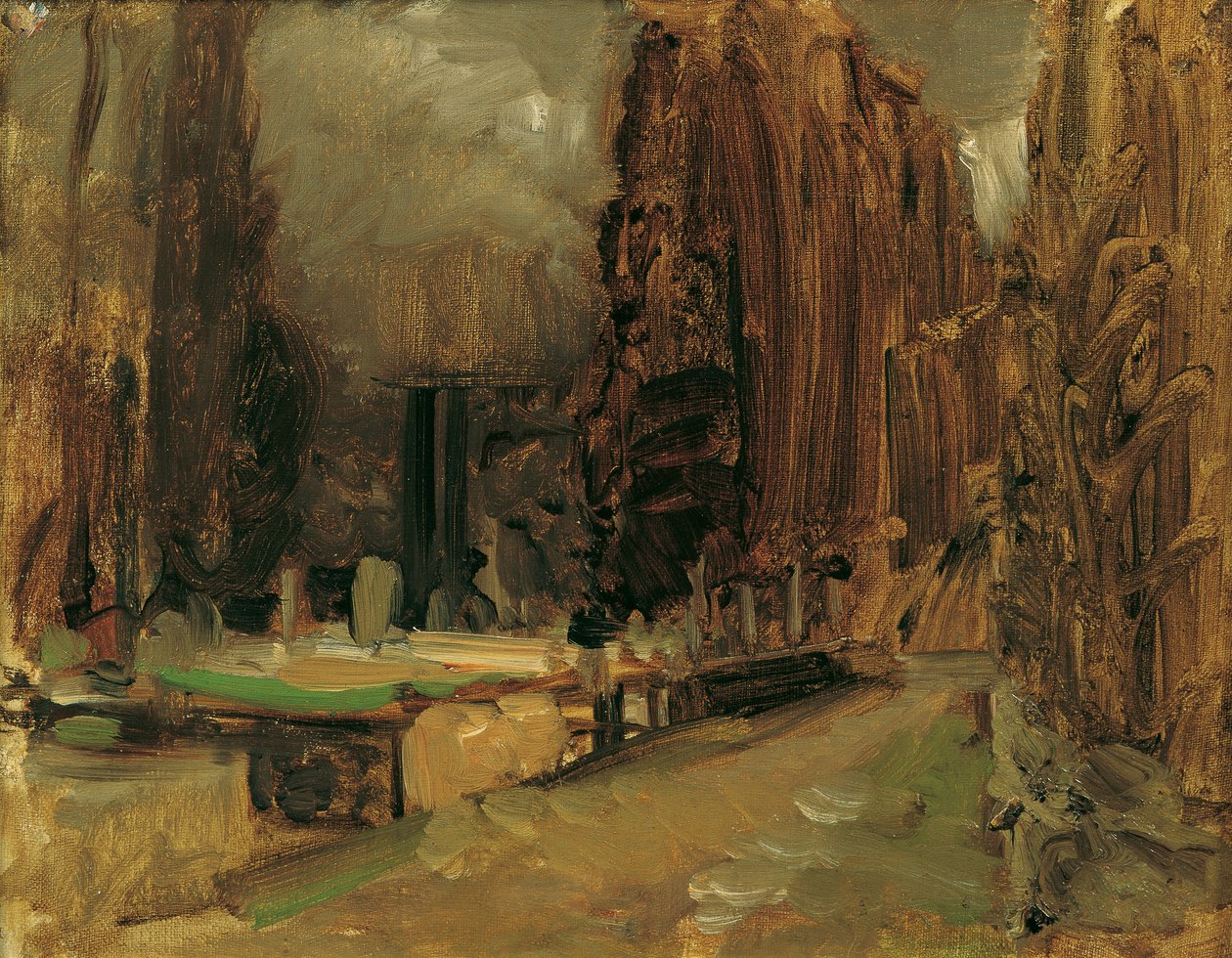 Der Friedhof bei Gravosa bei Ragusa (Studie zu Pax) von Emil Jakob Schindler