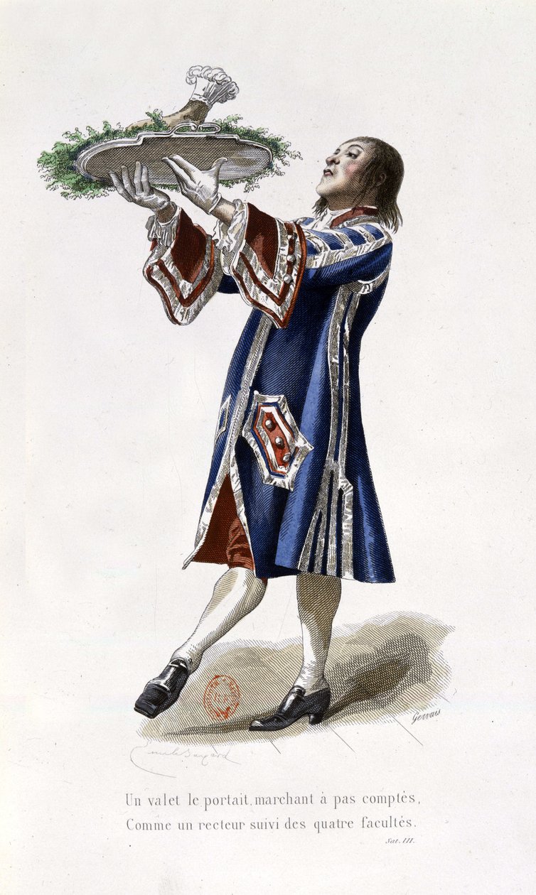 Illustration in Oeuvres de Nicolas Boileau, Paris 1873, Laplace Sanchez und Cie éditeurs (Gravur) von Emile Antoine Bayard