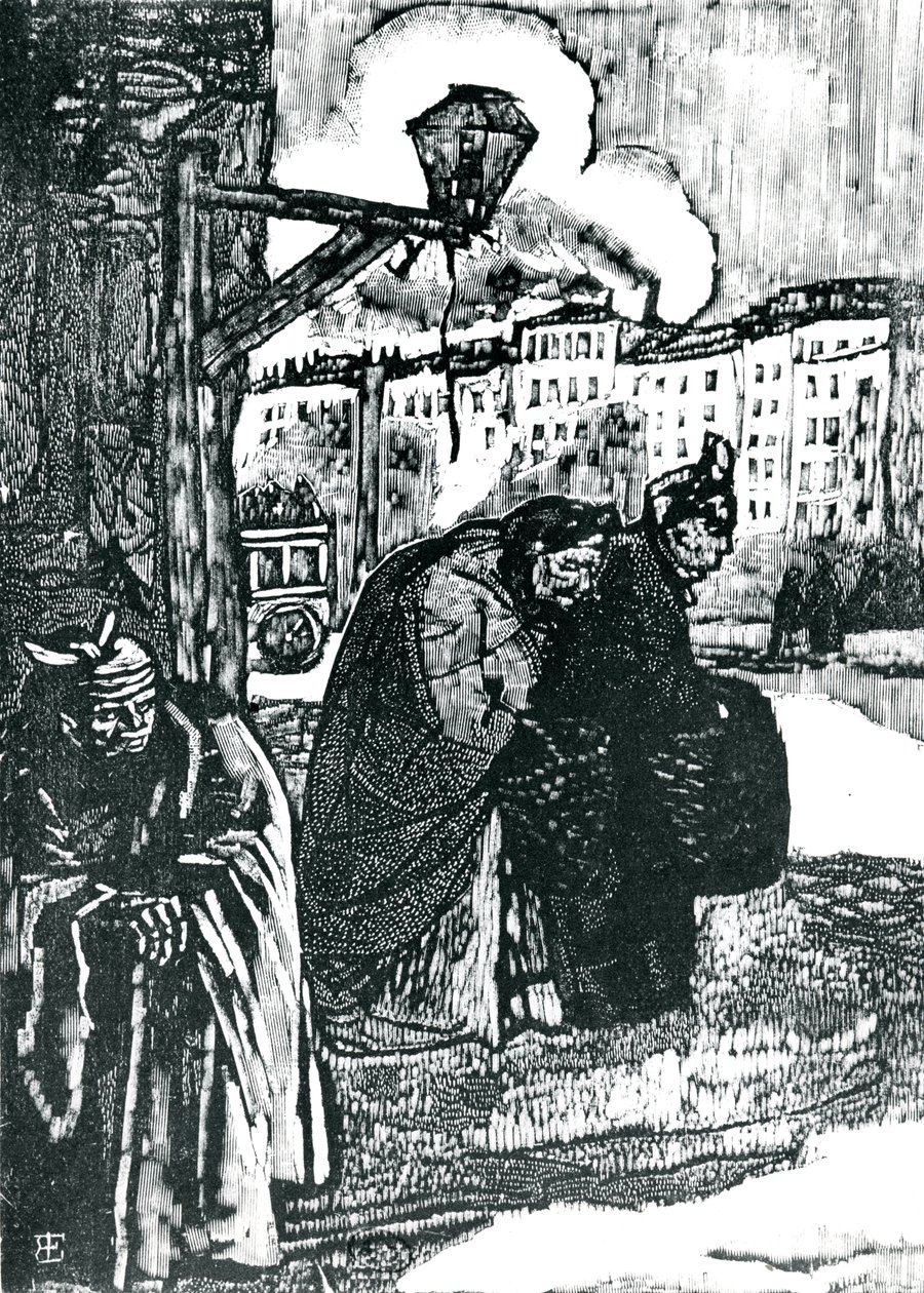 Illustration für Gedichte von Charles Baudelaire (1821-67) von Emile Bernard