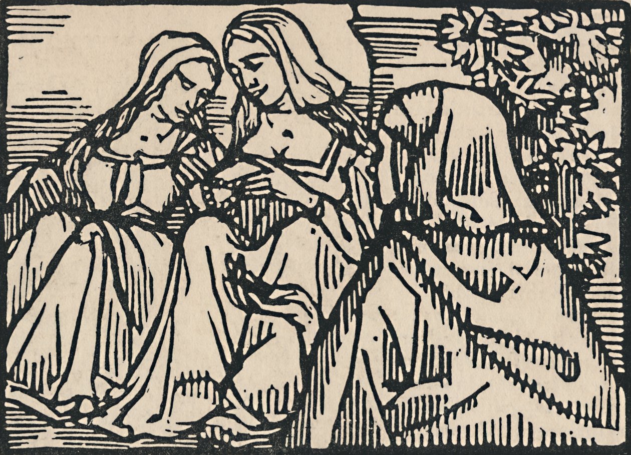 Illustration für Villons Ballade Des Femmes De Paris, 1919 von Emile Bernard