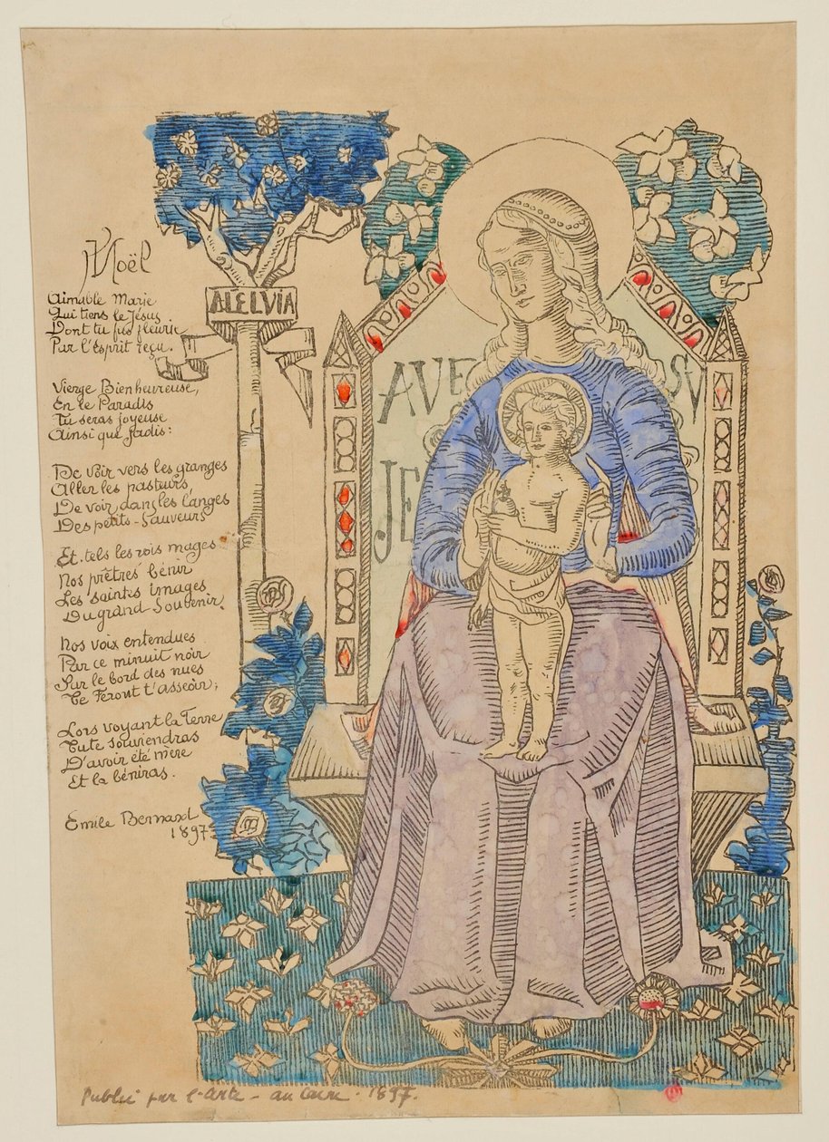Weihnachten von Emile Bernard