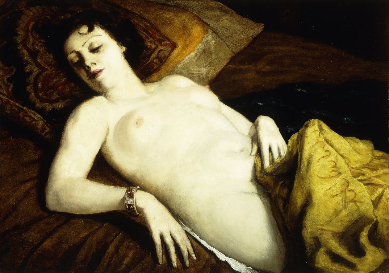 Schlafender Akt mit Armband, 1930 von Emile Bernard